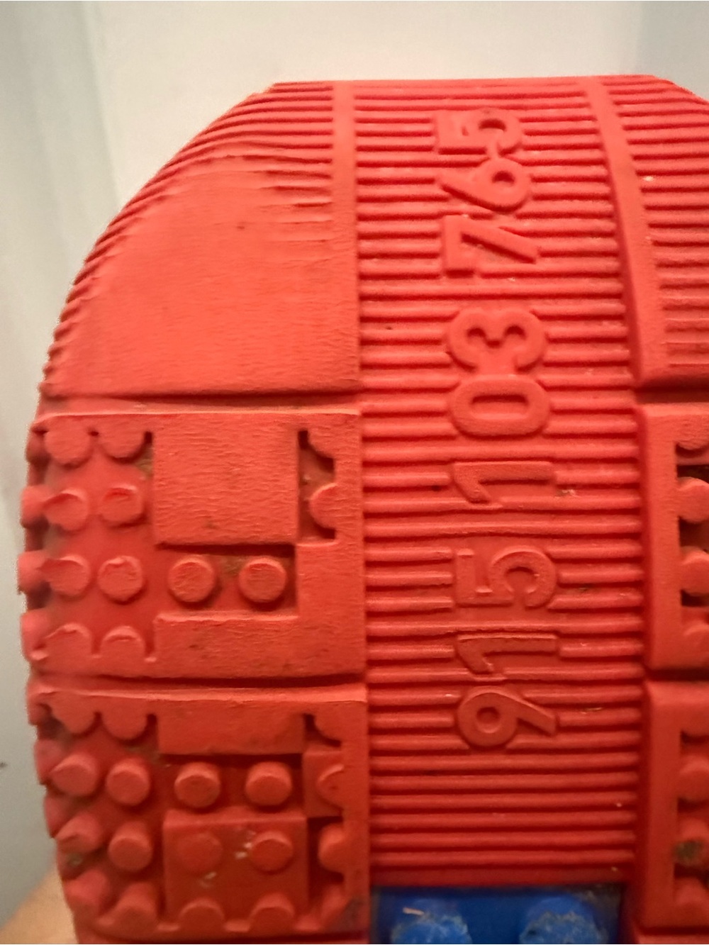 LEGO Adidas Women's Lightweight Red Mesh Athletic Sneakers - Picture 7 of 10